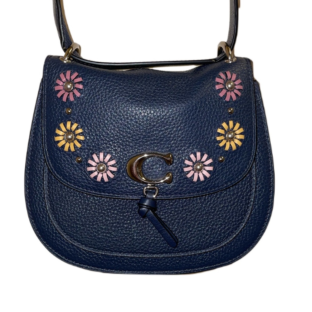 Coach Remi Saddle Bag Daisy Applique